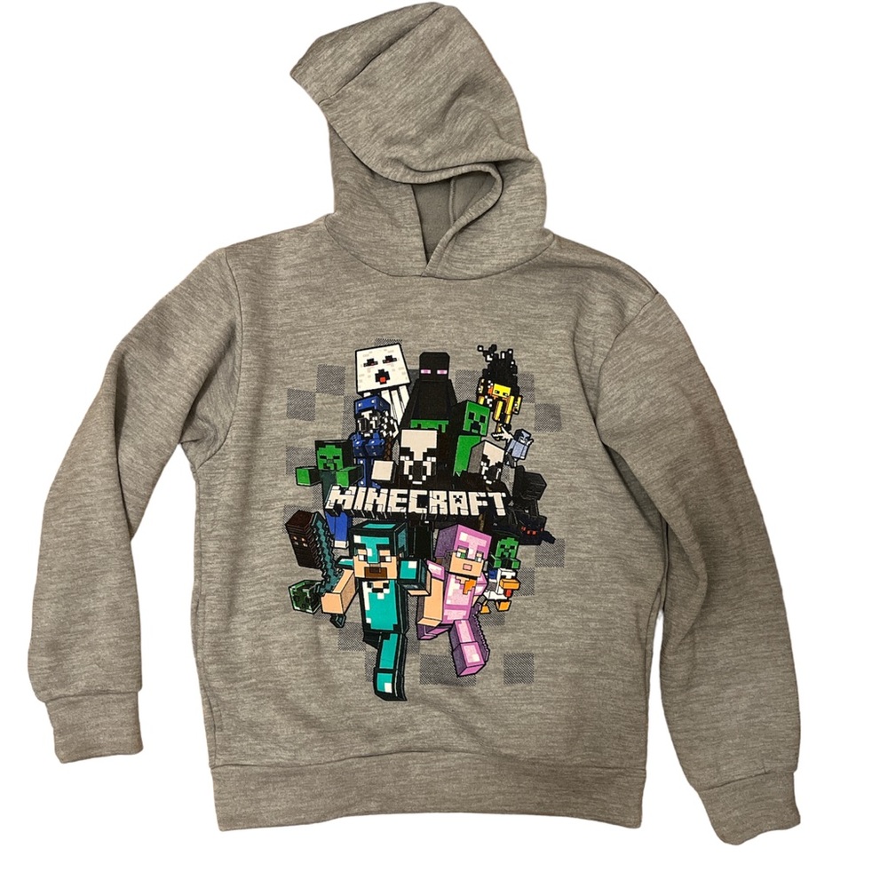 Boy’s Used Minecraft Sweatshirt Hoodie